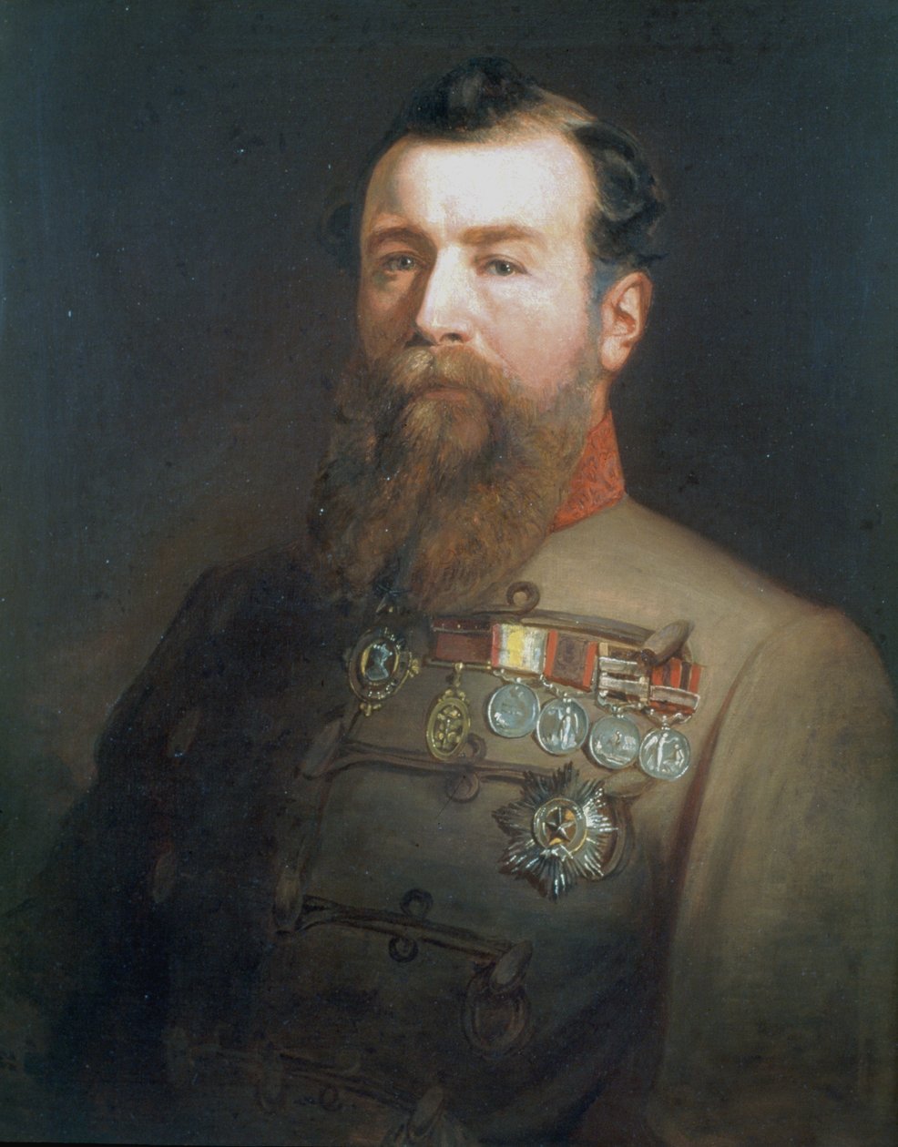准将哈里·拉姆斯登爵士（1821-96）c.1866 作者 约翰·麦克拉伦·巴克莱