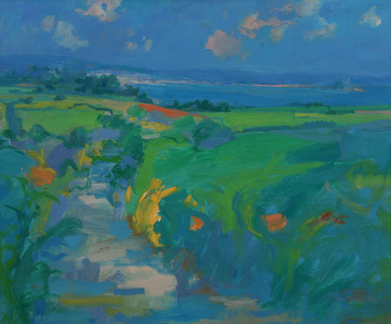 Mounts Bay Impression，1992 作者 约翰·米勒