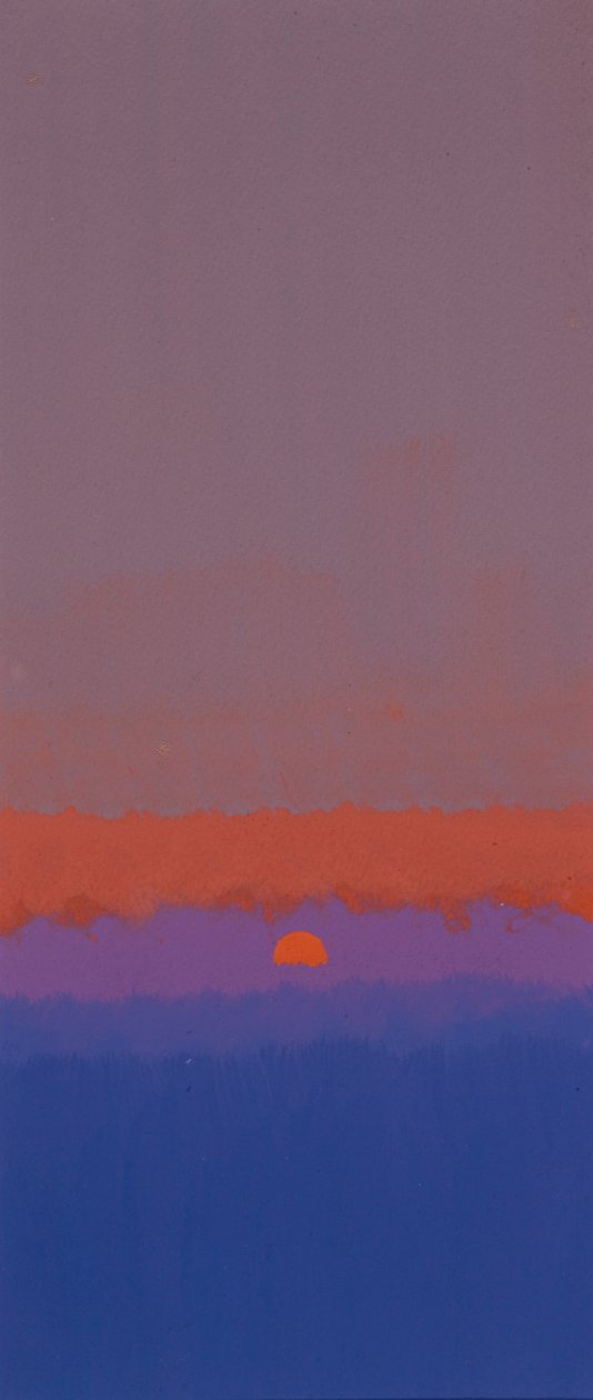 日出（水粉画） 作者 约翰·米勒