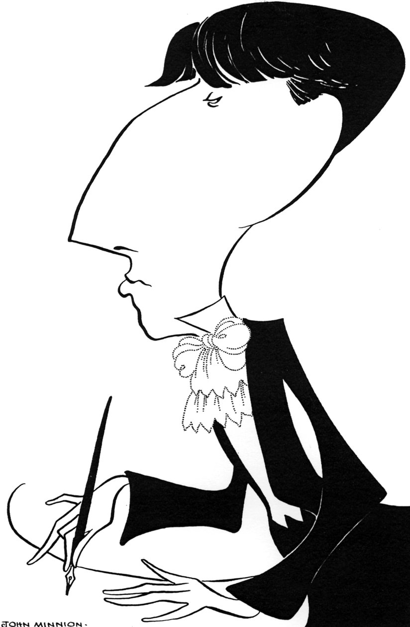 奥布里-比尔兹利，漫画，20 世纪（绘画） 作者 约翰·明尼恩