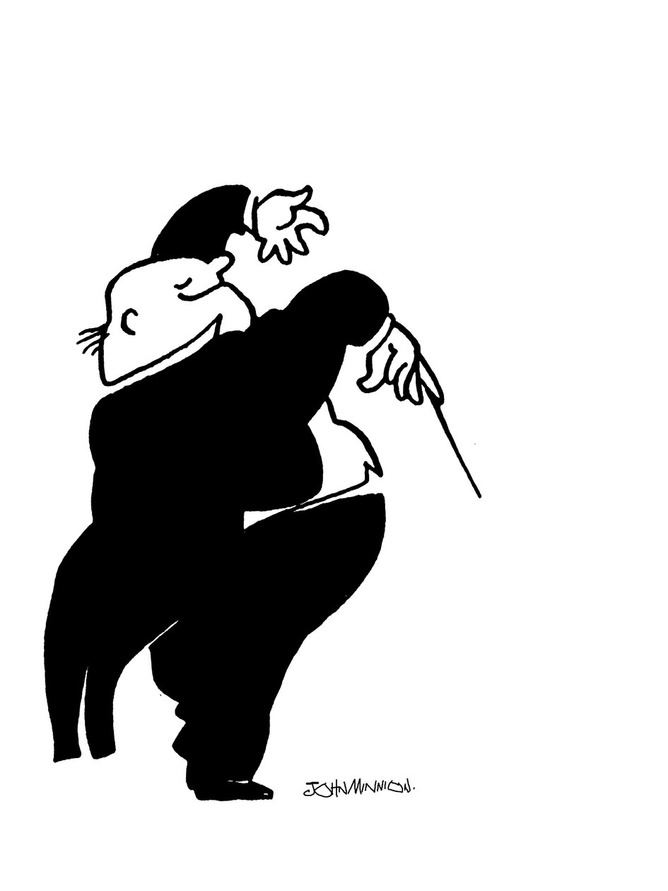 欢快的胖列车长漫画 作者 约翰·明尼恩