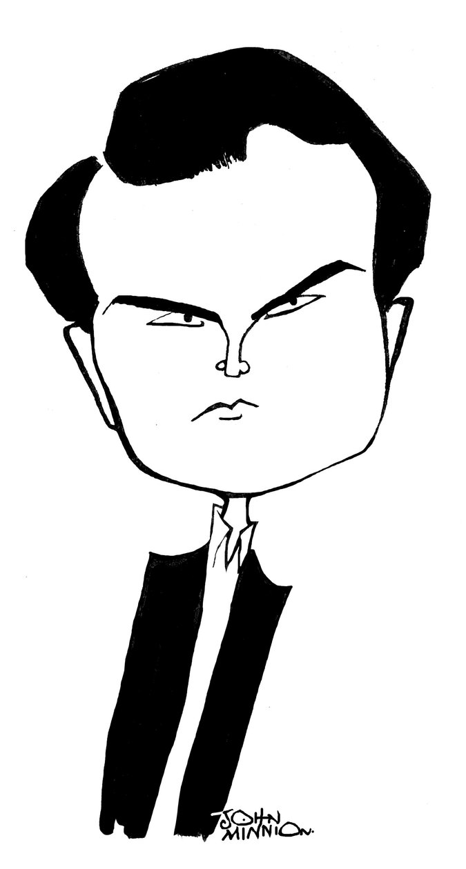 Jimmy Carr - 漫画作者：John Minnion 作者 约翰·明尼恩
