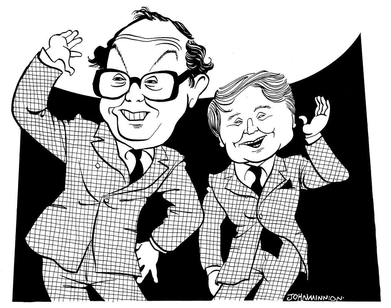 莫康伯与怀斯》--漫画作者：约翰-明尼恩 作者 约翰·明尼恩