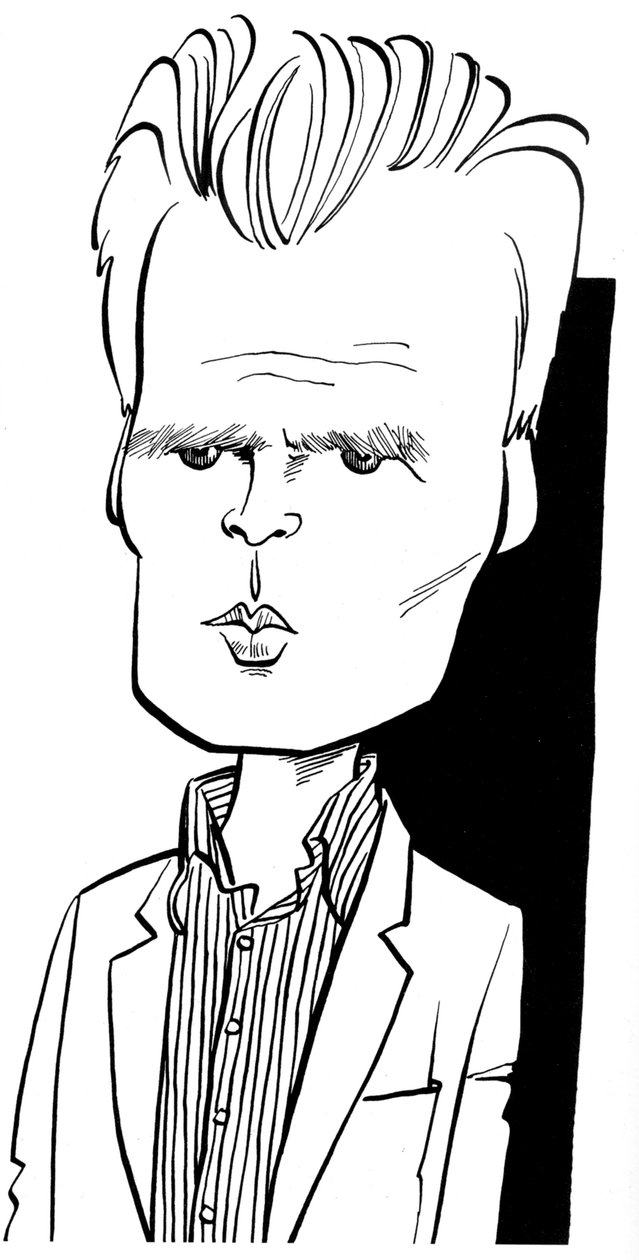 罗宾-霍洛威（Robin Holloway），约翰-米尼恩（John Minnion）的漫画 英国作曲家 作者 约翰·明尼恩