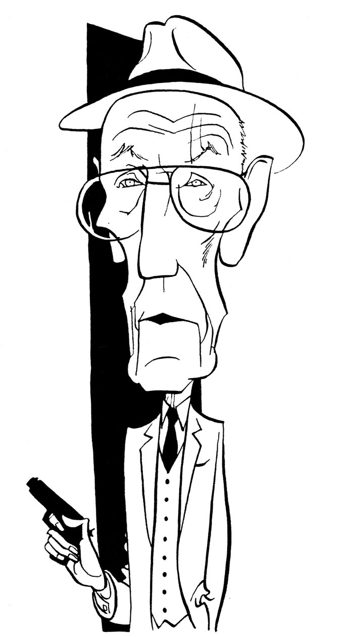威廉-巴勒斯（William S Burroughs），约翰-明尼恩（John Minnion）的漫画作品 作者 约翰·明尼恩