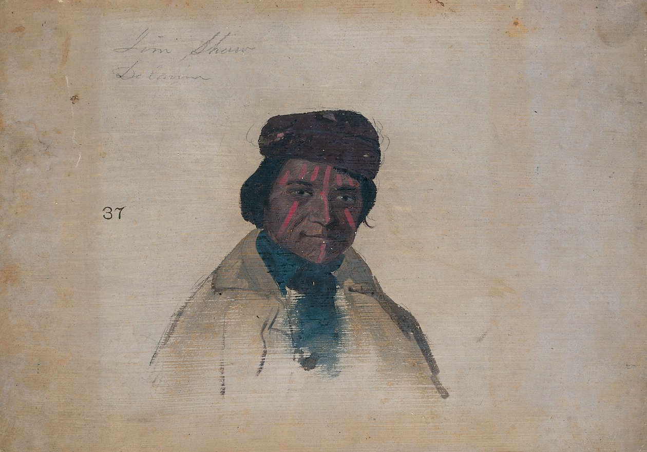 吉姆·肖（Jim Shaw），特拉华州，1837年 作者 约翰·史密斯（John Mix Stanley）