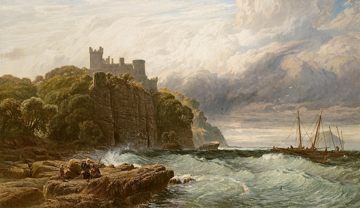 Culzean城堡，艾尔郡，1877年 作者 约翰·莫格福德