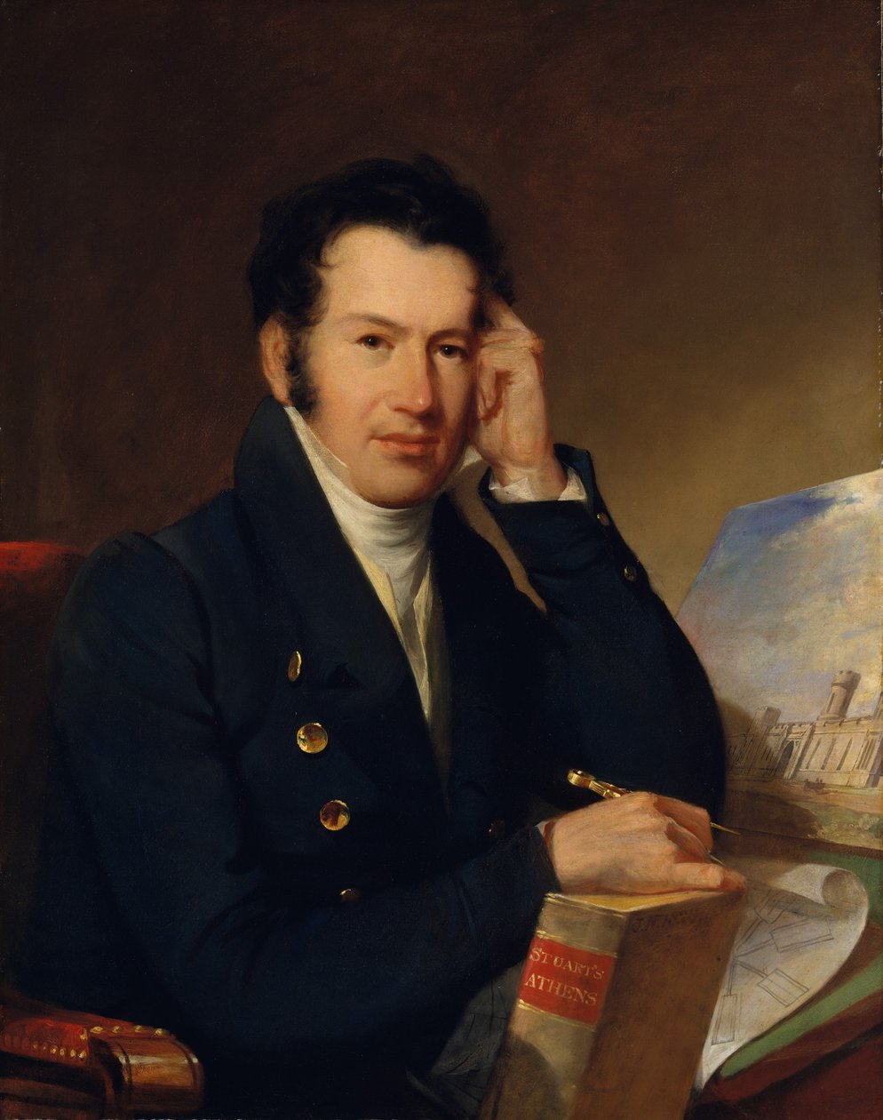 约翰·哈维兰（John Haviland），1828年。 作者 约翰·恩格尔