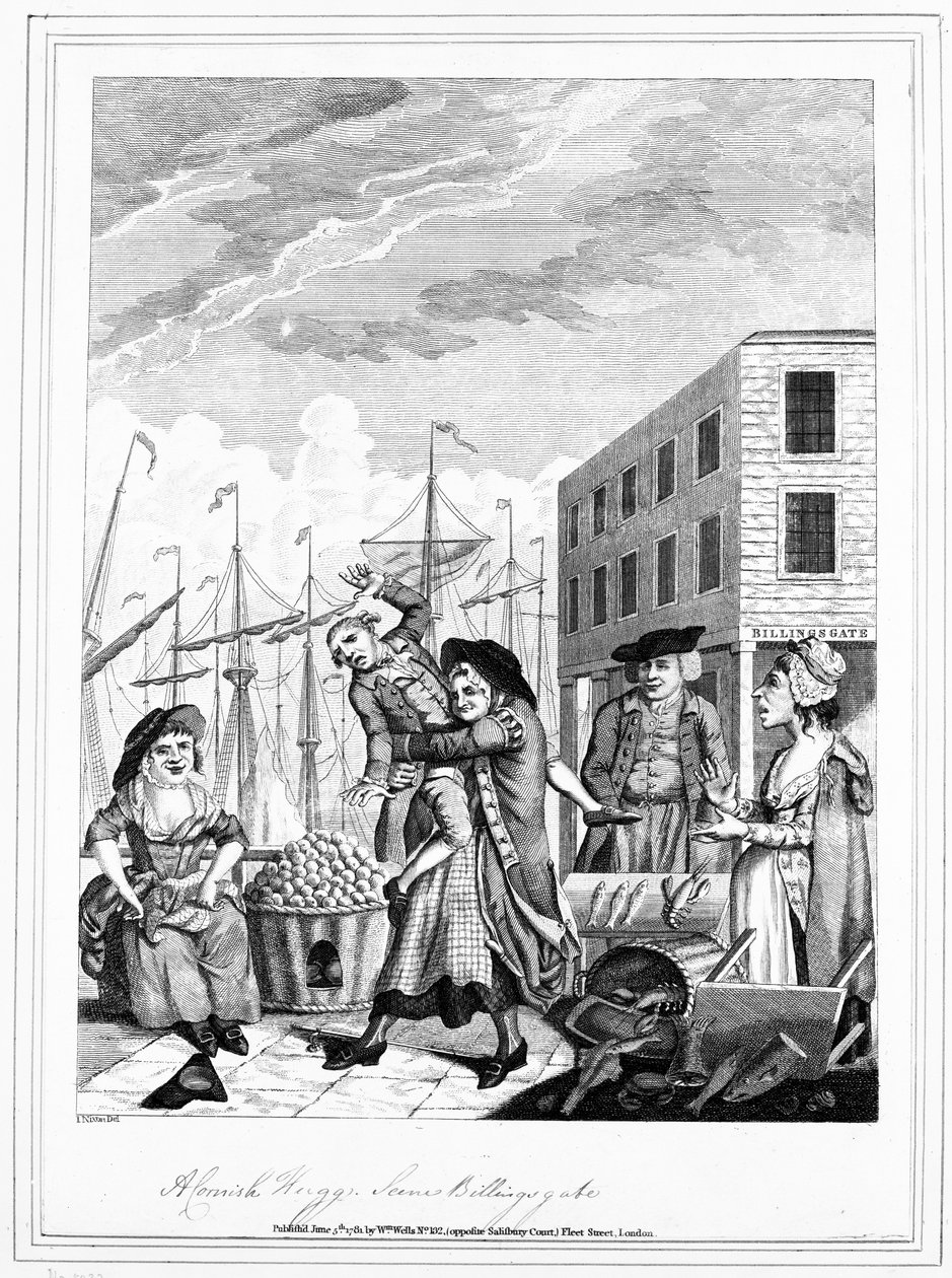 1781年比林斯盖特的康沃尔拥抱 作者 约翰·尼克松