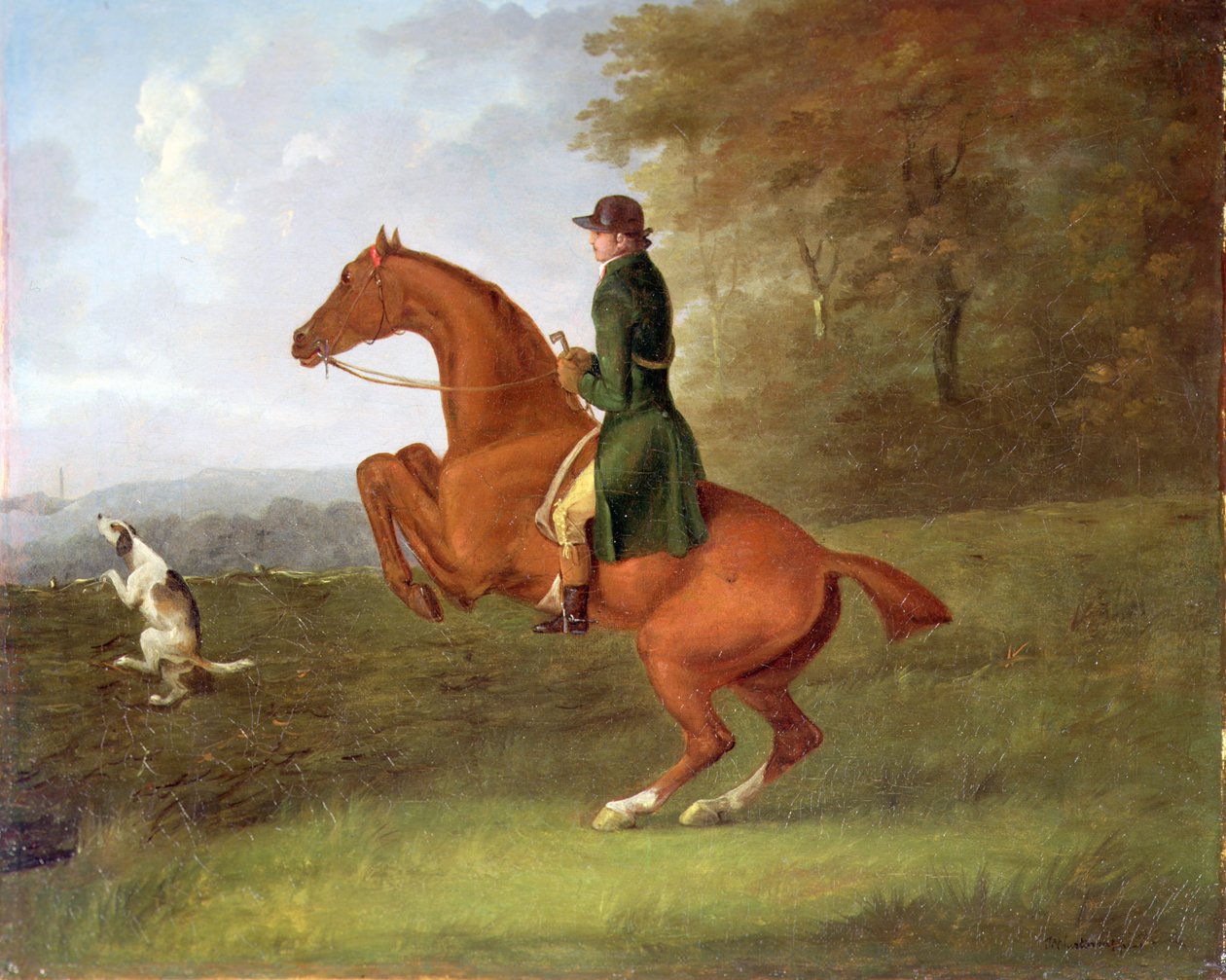 Hunting Scene (oil on canvas) 作者 约翰·诺特·萨托里乌斯
