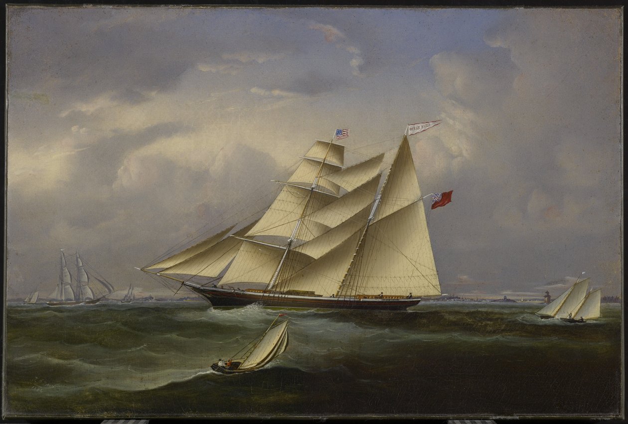 海洋新娘离开哈利法克斯港，1854年 作者 约翰·奥布莱恩