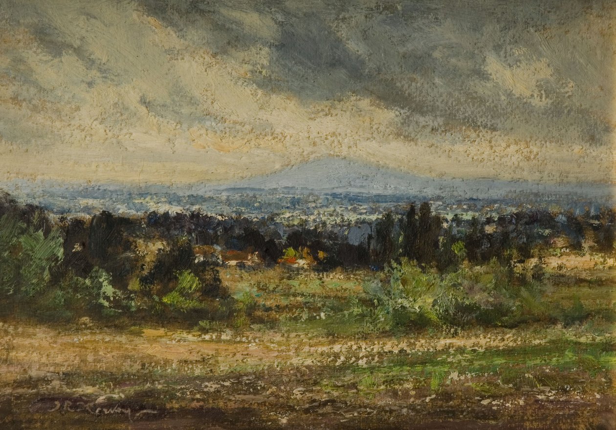萨里的一个场景，1930年。 作者 约翰·拉本·哈维