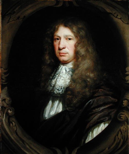 John Streynsham Master爵士（1604-1723）的肖像（布面油画） 作者 约翰·赖利