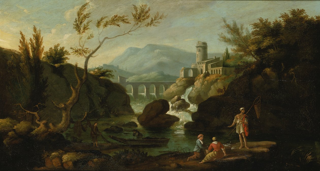 古典风景，1822-1826 作者 约翰·里托·彭尼曼