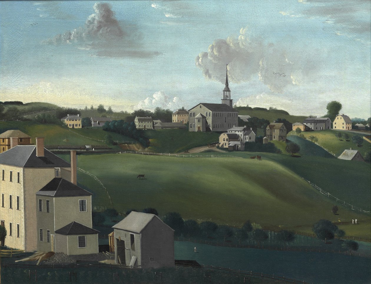 Meetinghouse Hill，马萨诸塞州罗克斯伯里，1799年 作者 约翰·里托·彭尼曼
