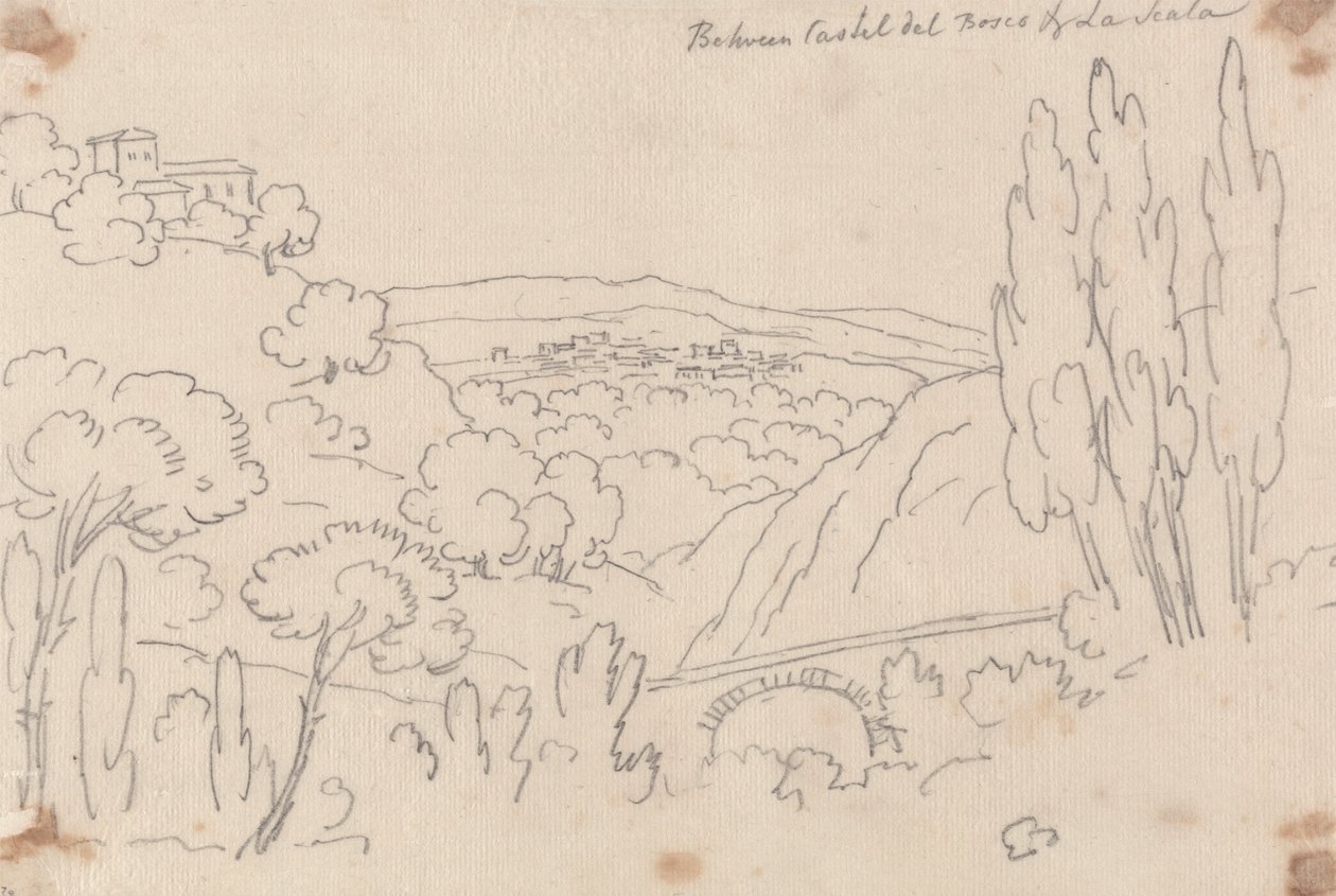 位于博斯科堡 (Castel del Bosco) 和斯卡拉歌剧院 (La Scala) 之间 作者 约翰·罗伯特·科森斯