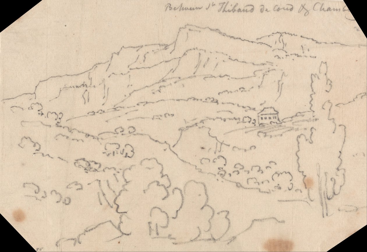 圣蒂博-德-库兹（Saint-Thibaud-de-Couz）与尚贝（Chambery）之间 作者 约翰·罗伯特·科森斯