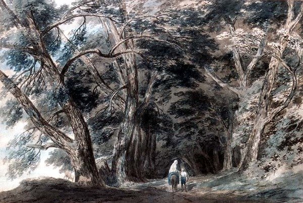 Galleria di Sopra，在意大利阿尔巴诺湖之上 作者 约翰·罗伯特·科森斯