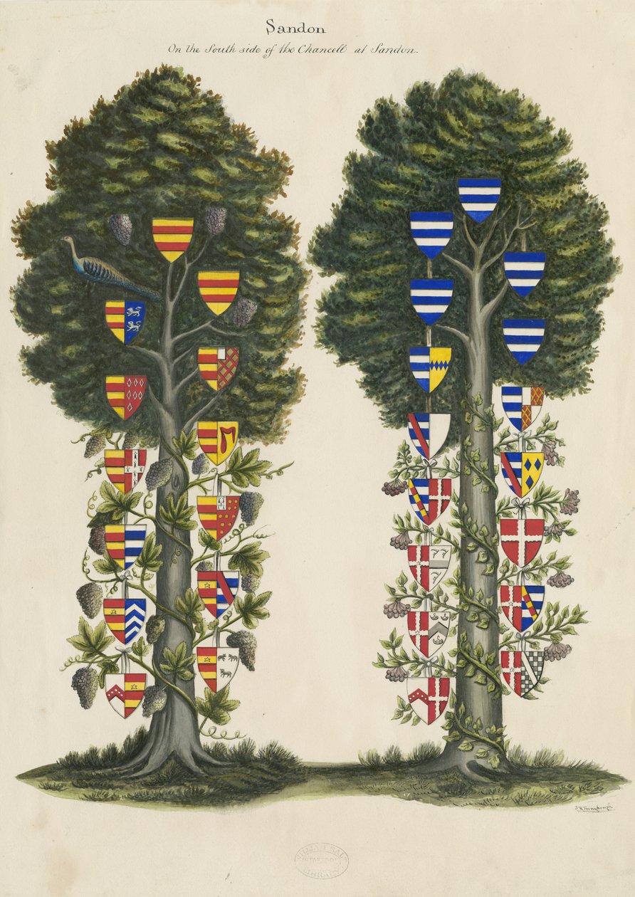 桑顿教堂-壁画：水彩画，nd [19th cent]（绘画） 作者 约翰·罗伯特·弗尼霍夫