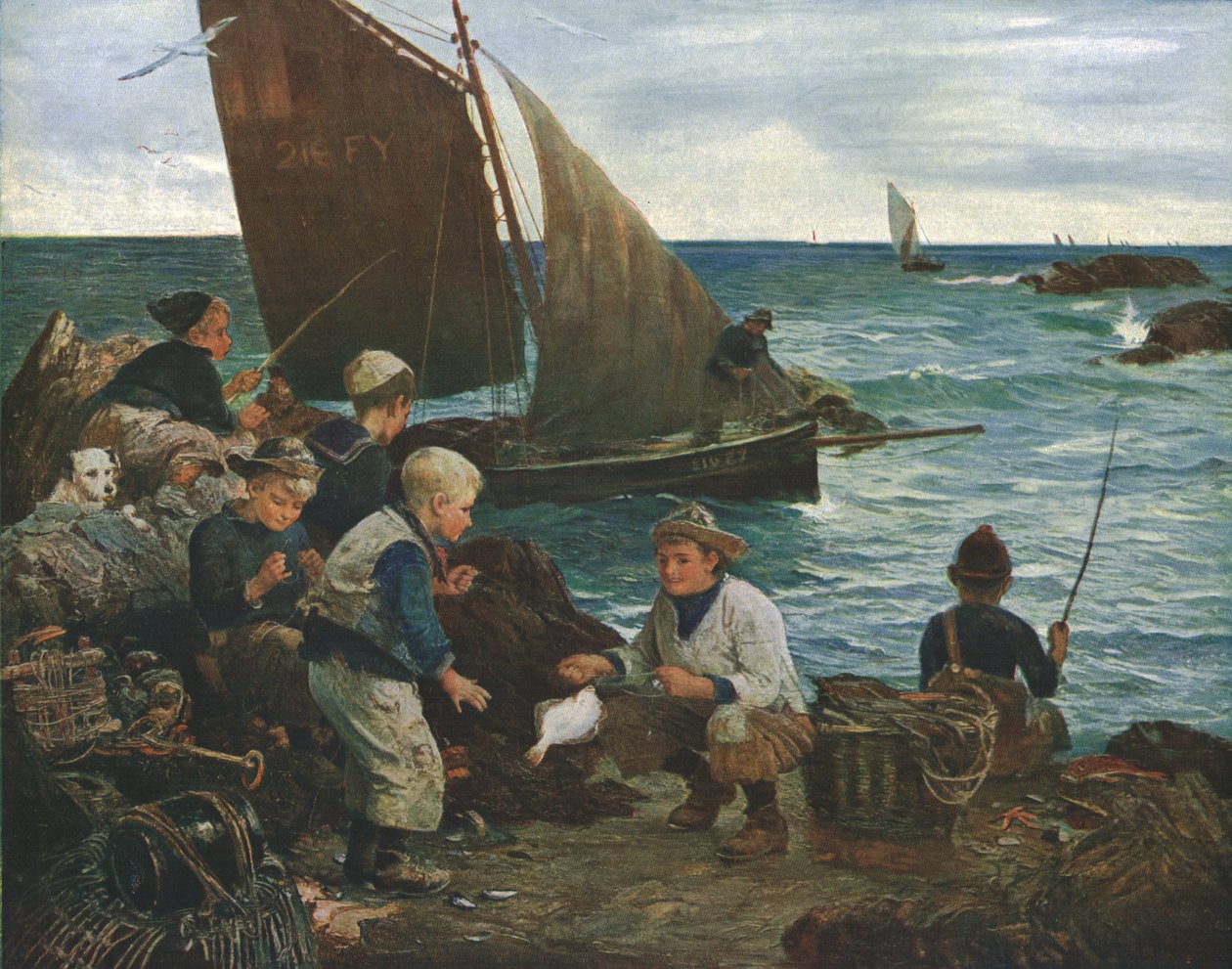 海洋之子，c1912，c1930。 作者 约翰·罗伯逊·里德