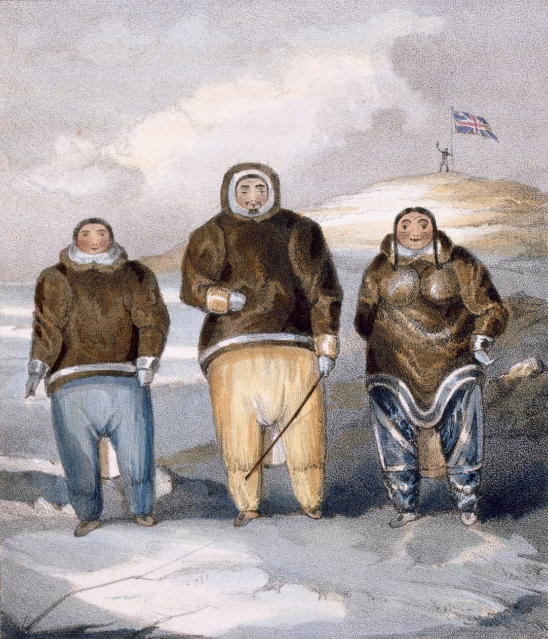 Kawalua，Tiagashu和Adlurak，1835 作者 约翰·罗斯
