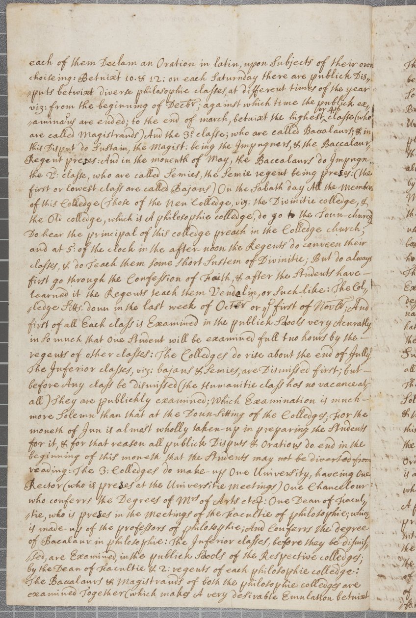 1691年，圣安德鲁斯的学生约翰·罗（John Row）写给他叔叔的一封信 作者 约翰·罗