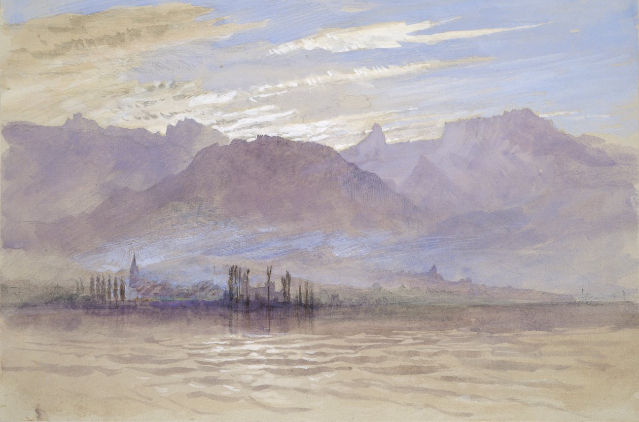 春天的早晨，东北风，在沃韦，1849年5-6月或1869年5月1日 作者 约翰·拉斯金