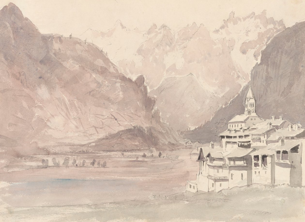 瑞士山景 作者 约翰·拉斯金
