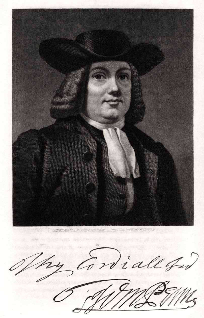 威廉·佩恩（William Penn），十九世纪。 作者 约翰·萨顿