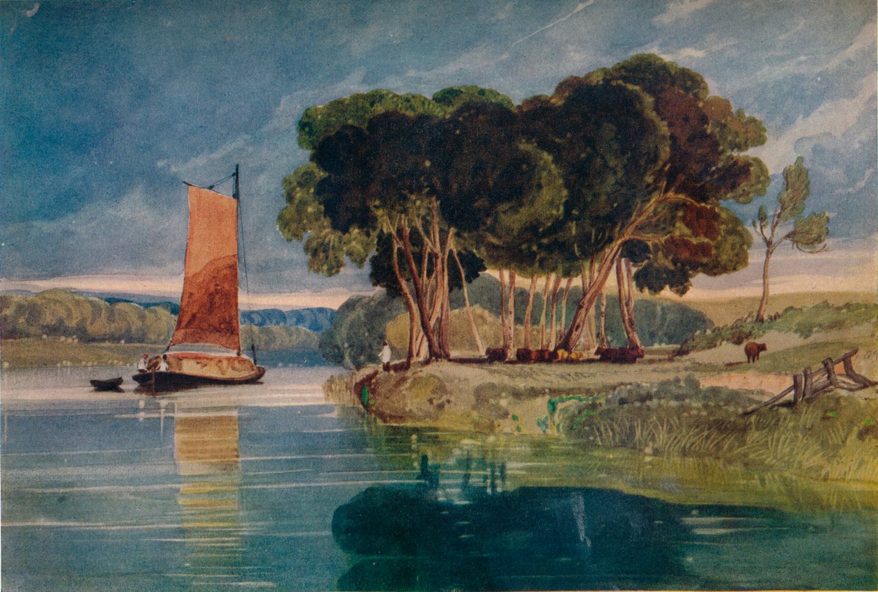河景，c1800-1842，1924 作者 约翰·塞尔·科特曼