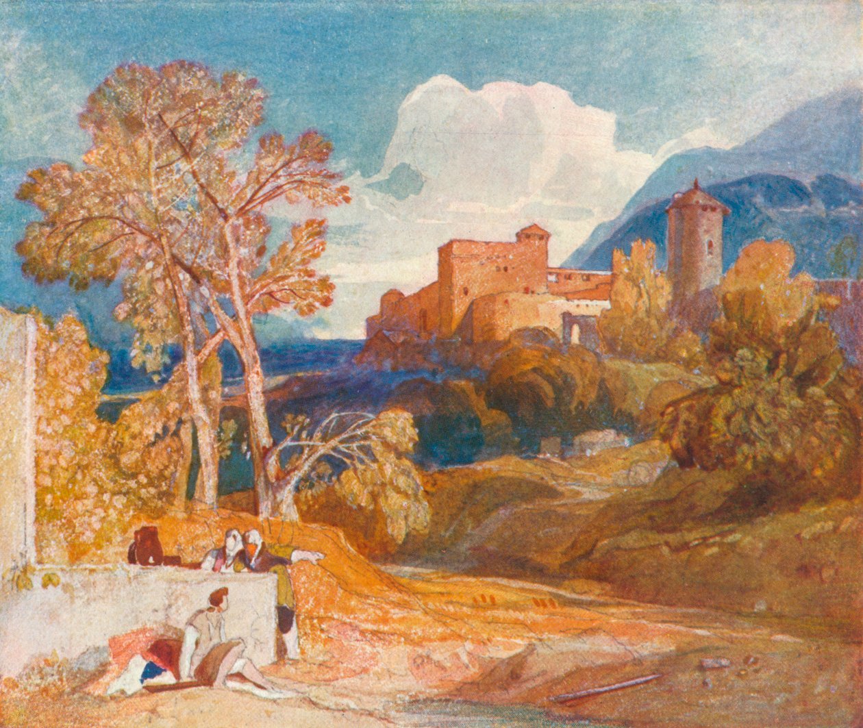 古典风景，c1832 作者 约翰·塞尔·科特曼