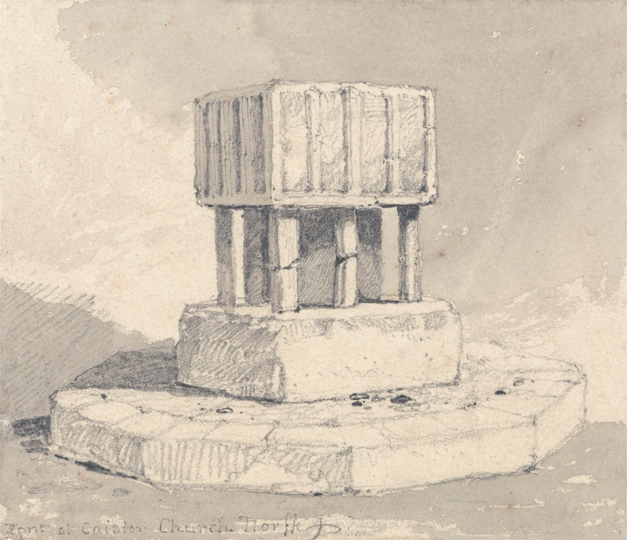 Font at Caister Church, Norfolk   1443197   zh       chinese Successfully Translated  Original: View of New York bay from the telegraph station, United States of America, lithograph by Salvatore Puglia from Poliorama Pittoresco, n 6, September 14 Translat: 作者 约翰·塞尔·科特曼