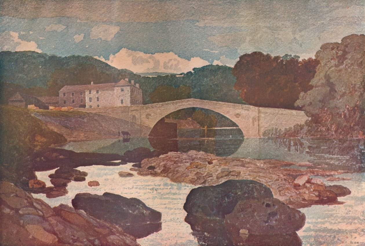格雷塔桥（c1807），1911年 作者 约翰·塞尔·科特曼