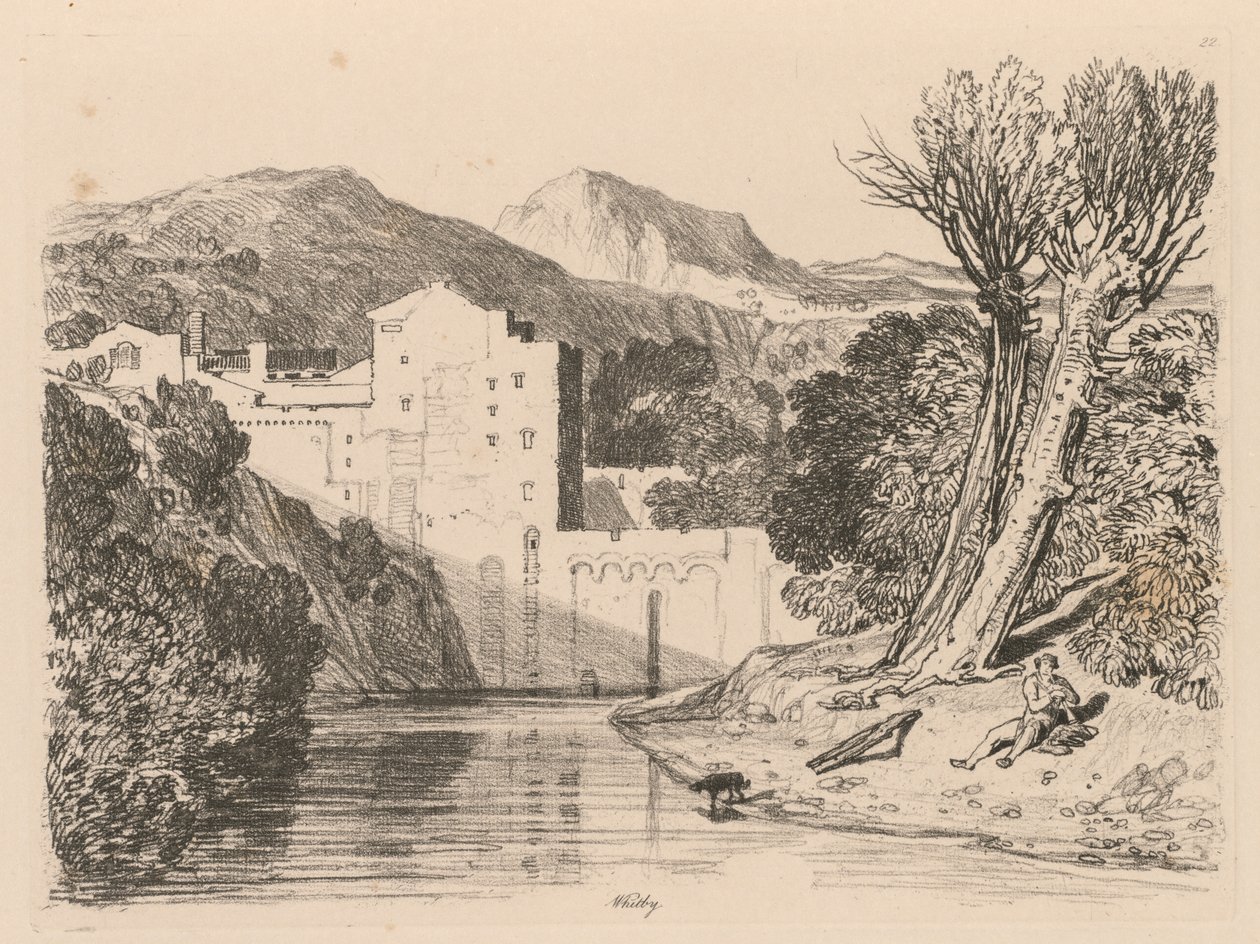 研究是免费的板22，惠特比，1838。 作者 约翰·塞尔·科特曼