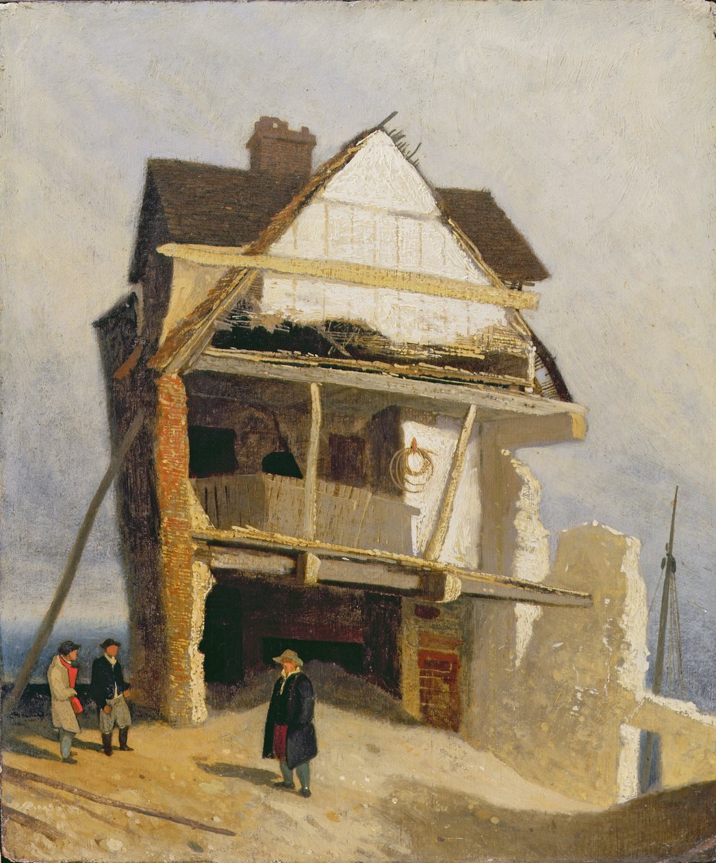 Ruined House，c.1807-10（在板上安装的油板） 作者 约翰·塞尔·科特曼