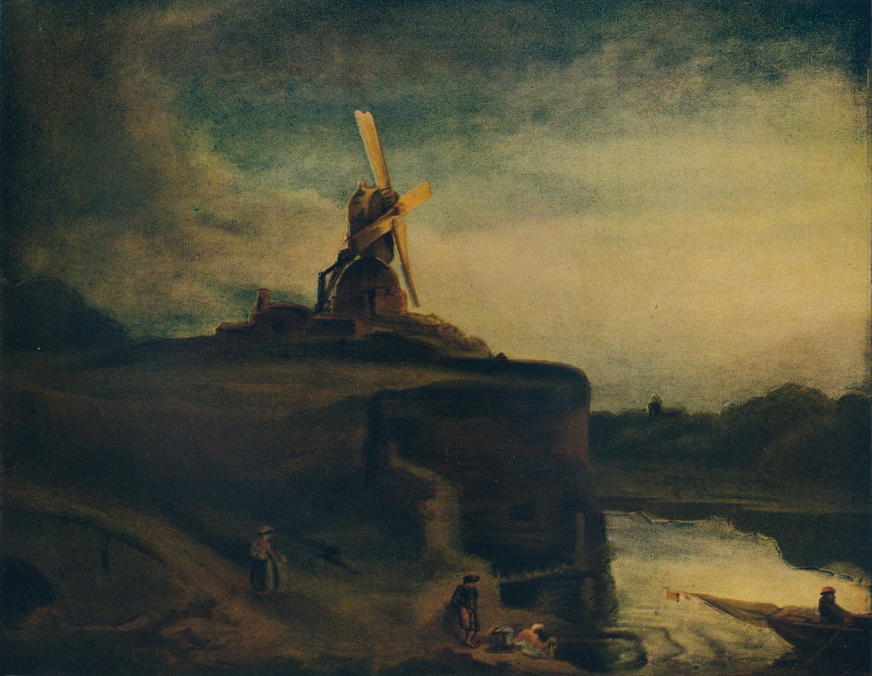 老磨坊，19世纪，1913年 作者 约翰·塞尔·科特曼