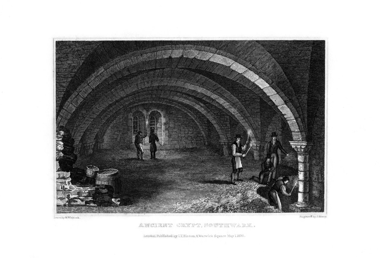 古代土窖，南华克，1830年。 作者 约翰·舒里