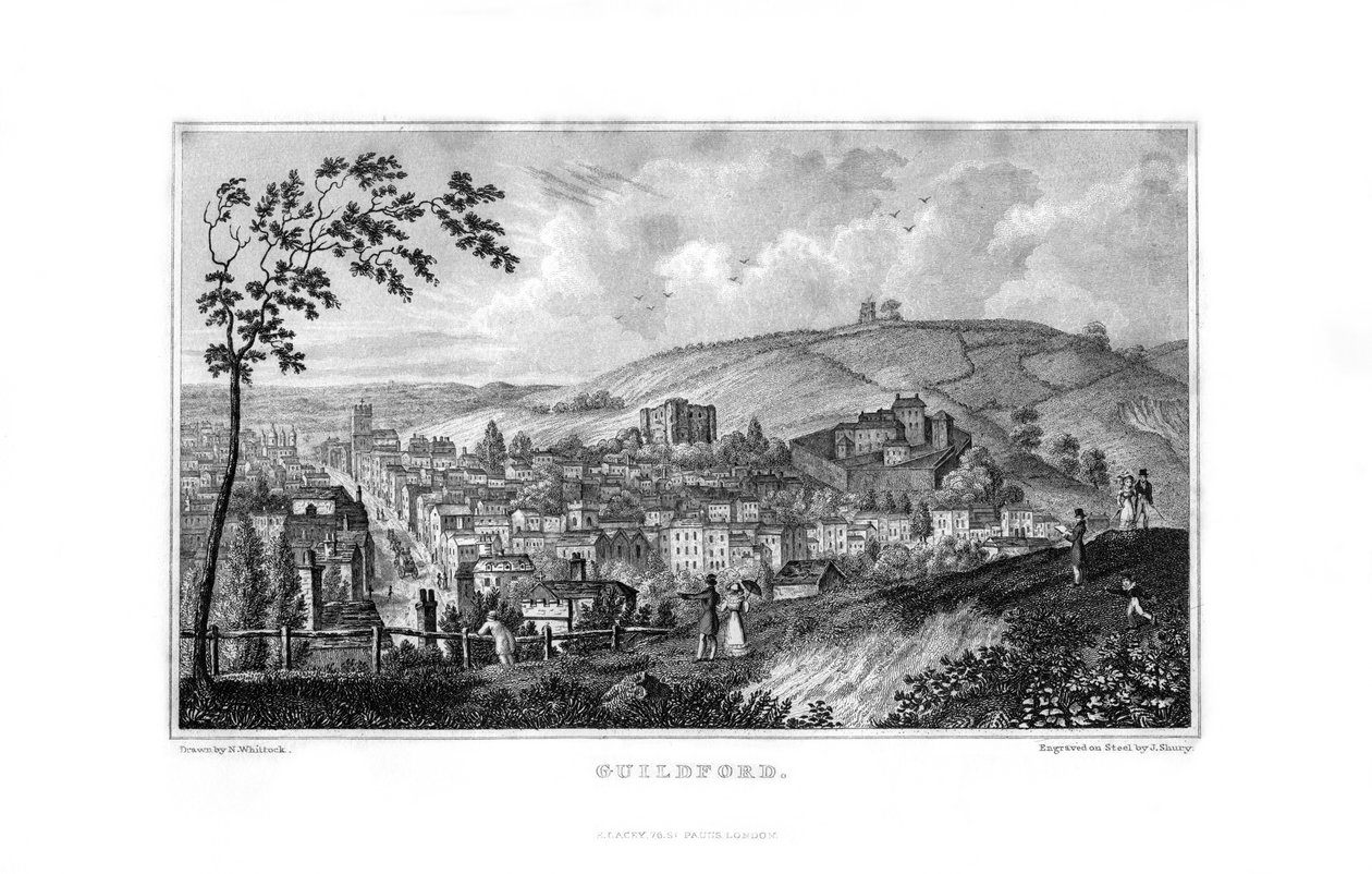 吉里福德，萨里，1829年。 作者 约翰·舒里