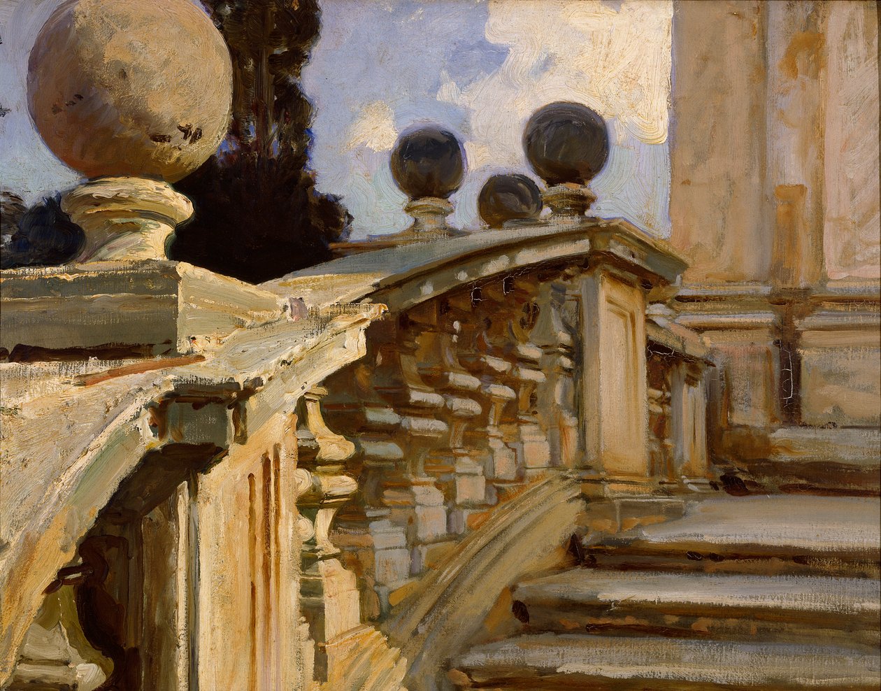 栏杆，约1880-1920年 作者 约翰·辛格·萨金特