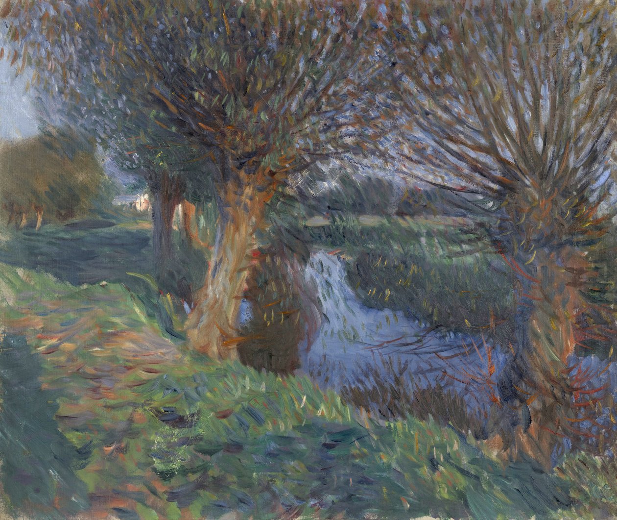 在Calcot，1885-90 作者 约翰·辛格·萨金特