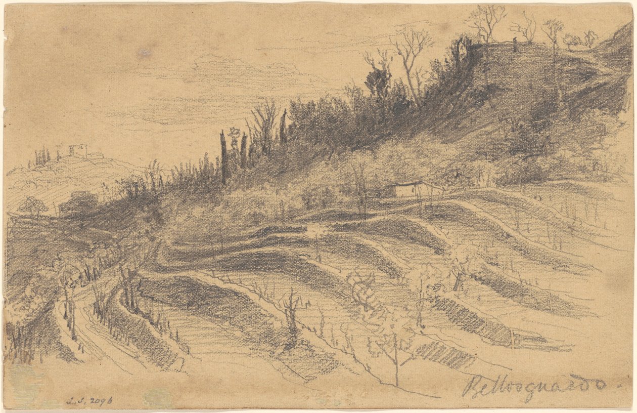 贝洛斯瓜尔多，佛罗伦萨，1870-1872。 作者 约翰·辛格·萨金特