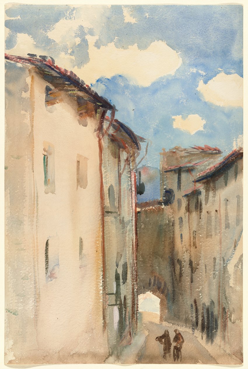 西班牙Camprodon，约1892年。 作者 约翰·辛格·萨金特