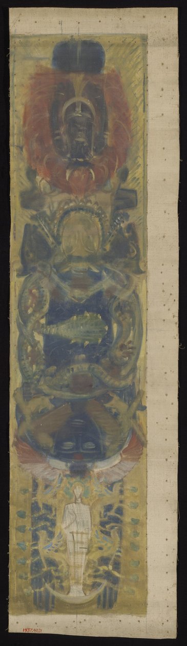 波士顿公共图书馆设计，1890-4 作者 约翰·辛格·萨金特