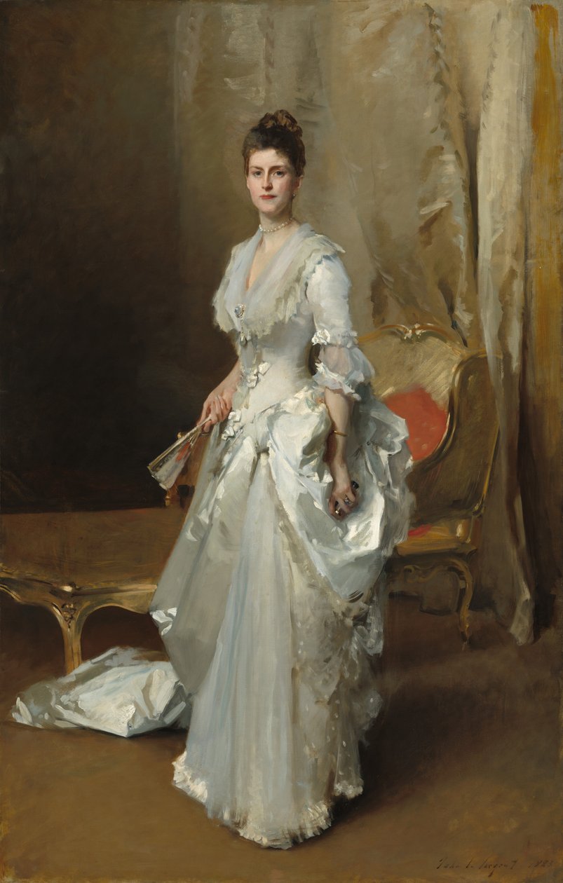Margaret Stuyvesant Rutherfurd White（亨利-怀特夫人）。 作者 约翰·辛格·萨金特