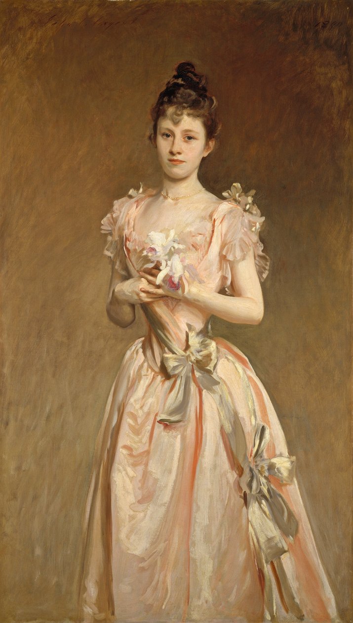 格雷斯-伍德豪斯小姐，1890年。 作者 约翰·辛格·萨金特