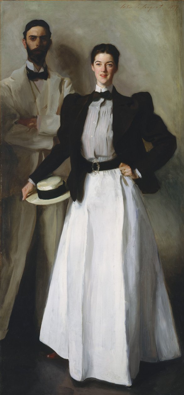 先生和夫人IN Phelps Stokes，1897年 作者 约翰·辛格·萨金特