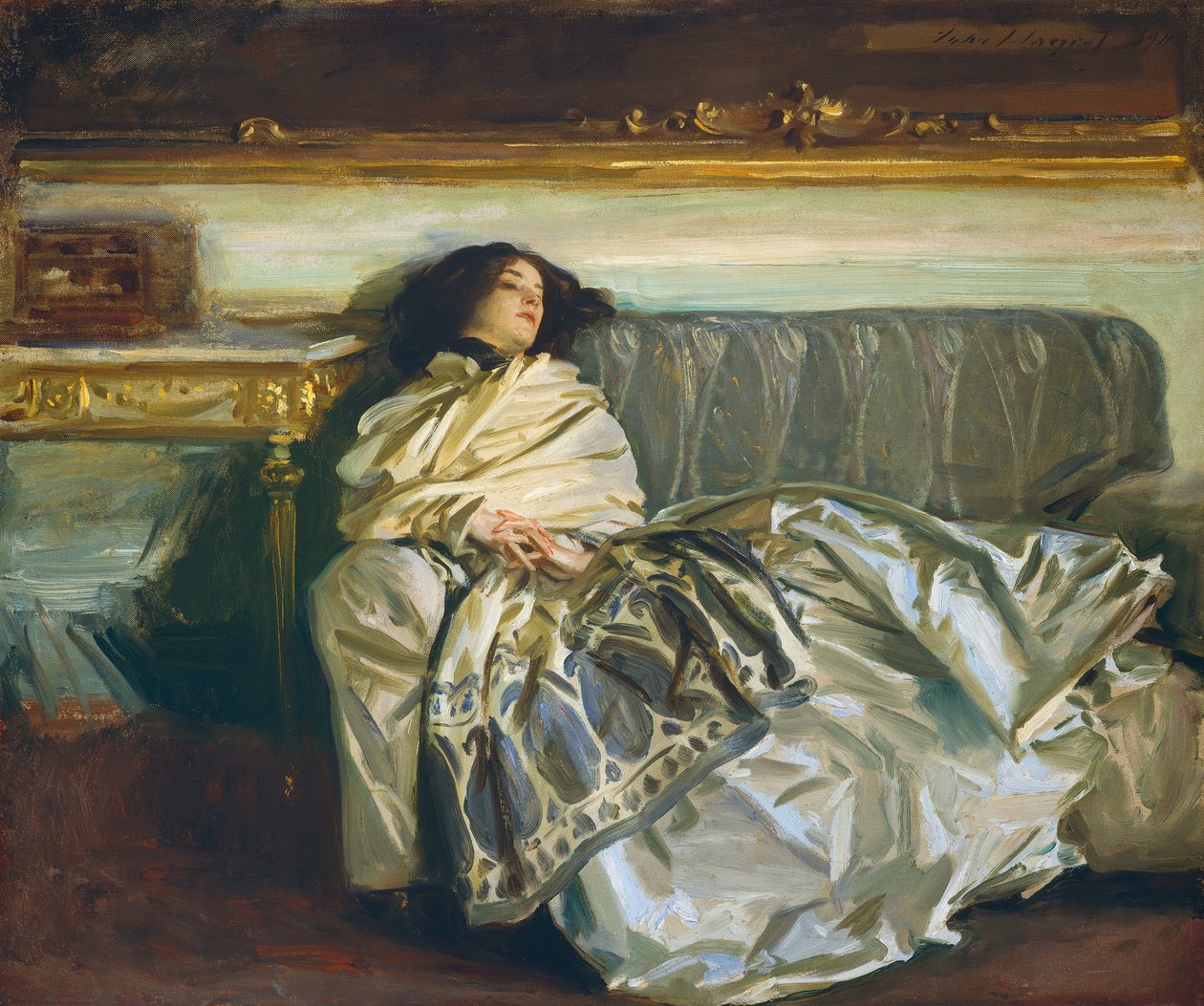 Nonchaloir Repose, 1911. 作者 约翰·辛格·萨金特