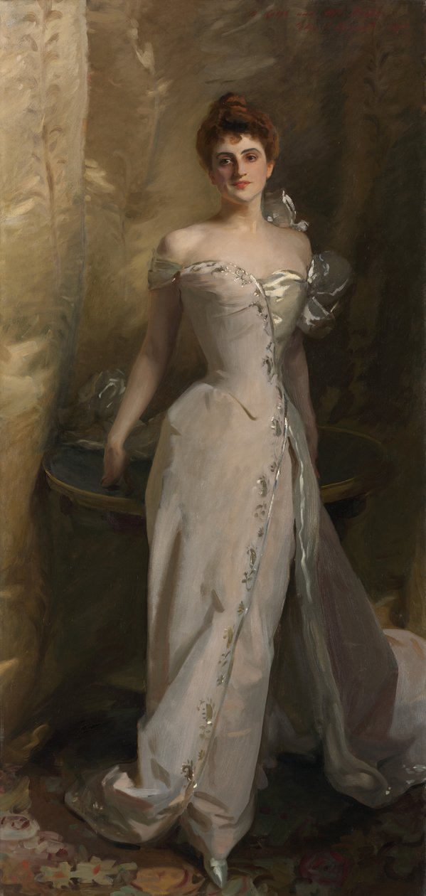 丽莎·柯尔特·柯蒂斯的画像，1898年 作者 约翰·辛格·萨金特
