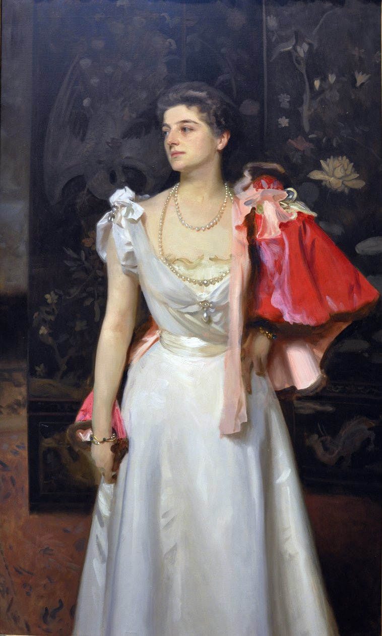 索菲·伊拉里奥诺夫娜·德米多夫（Sophie Illarionovna Demidoff）公主肖像1871-1953年，沃隆佐娃·达什科娃（NéeVorontsova-Dashkova），1895-1897年 作者 约翰·辛格·萨金特