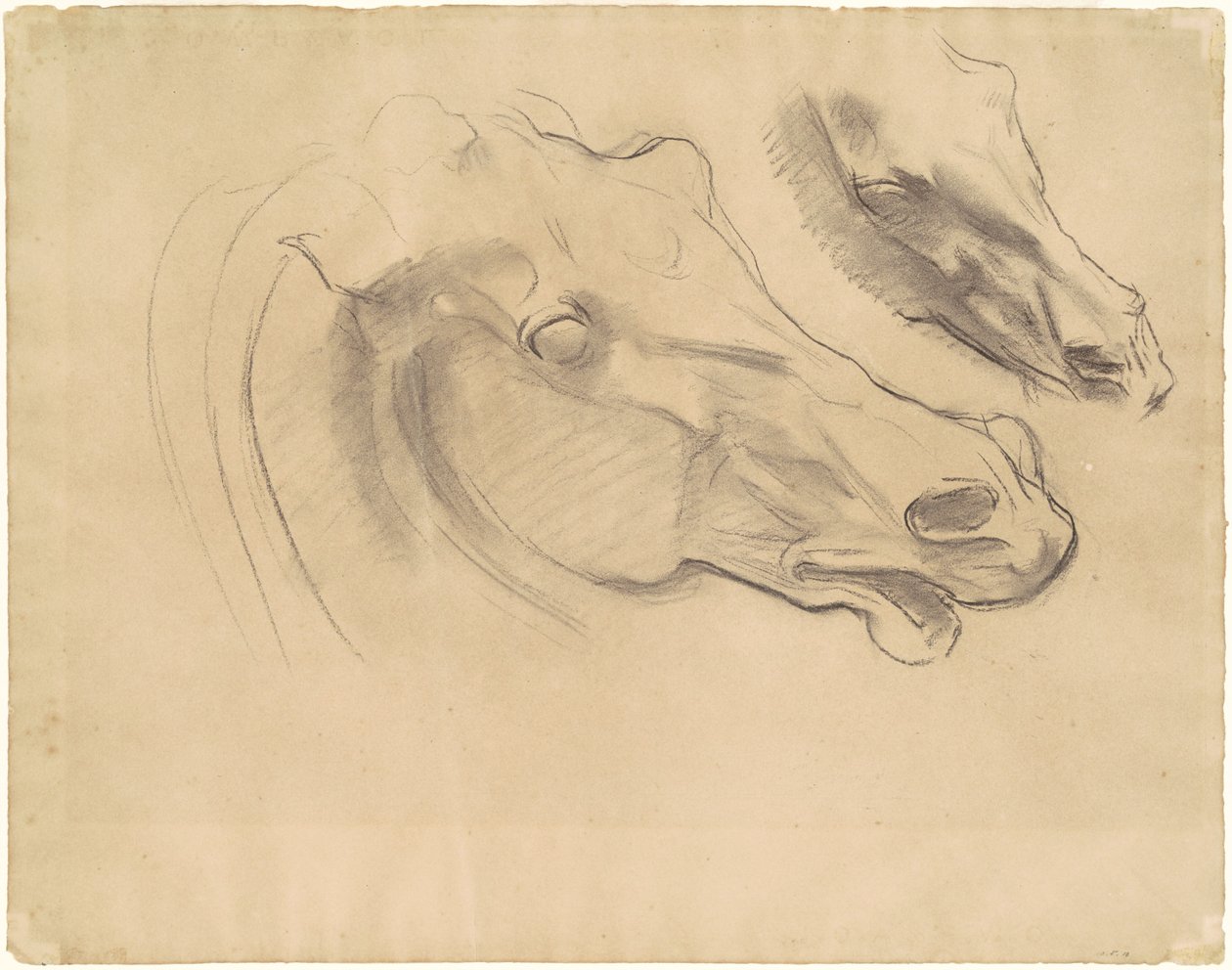 阿波罗在他的战车上与小时的研究，1922-1925。 作者 约翰·辛格·萨金特